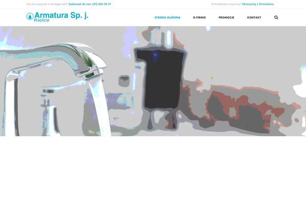 Plumbing-company theme site design template sample