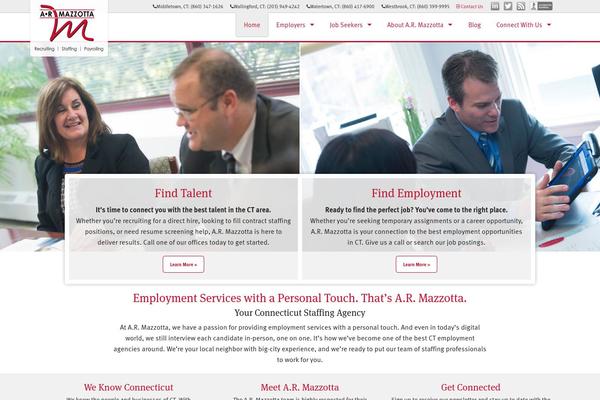 Arm theme site design template sample