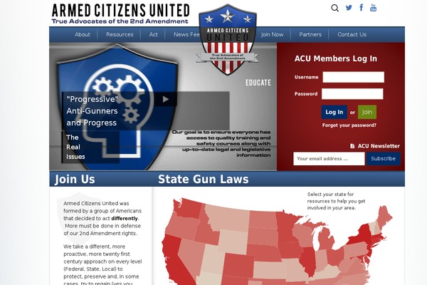 armedcitizensunited.com site used Acutheme