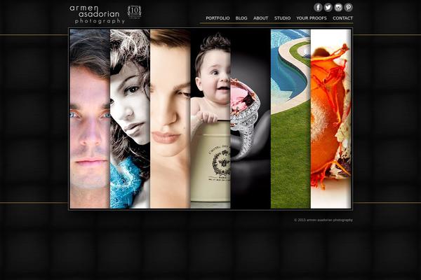 Framework theme site design template sample