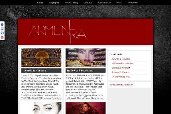 Influx theme site design template sample