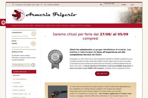 Envision Child theme site design template sample
