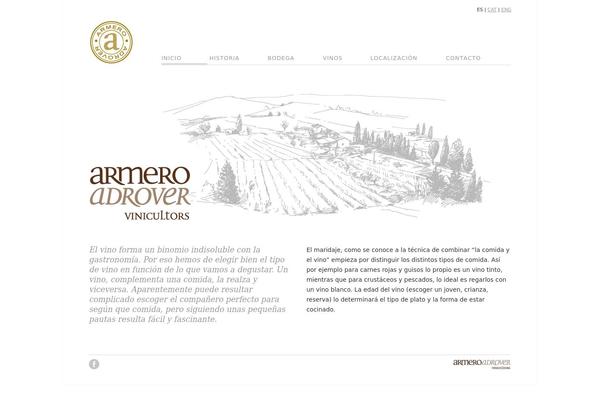 Mono theme site design template sample