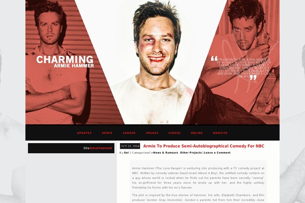 Three theme site design template sample