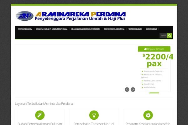 Alterna theme site design template sample