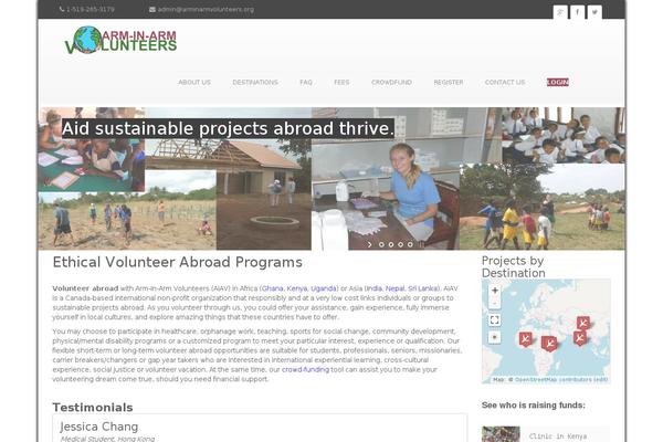 Site using BNE Testimonials plugin