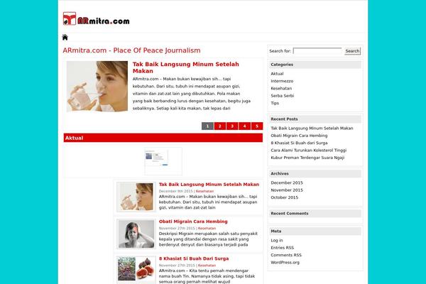 Newswp theme site design template sample
