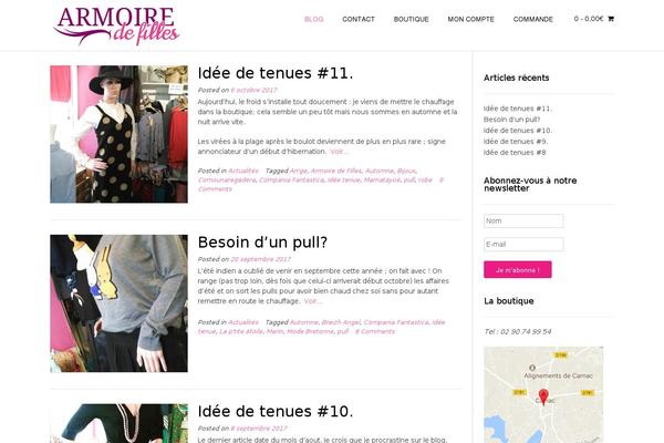 Vogue theme site design template sample