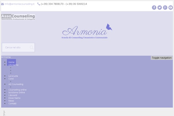 Armonia theme site design template sample