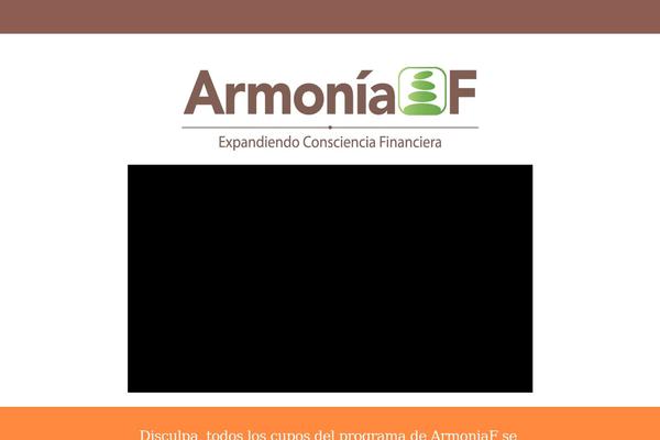 armoniaf.com site used X | The Theme