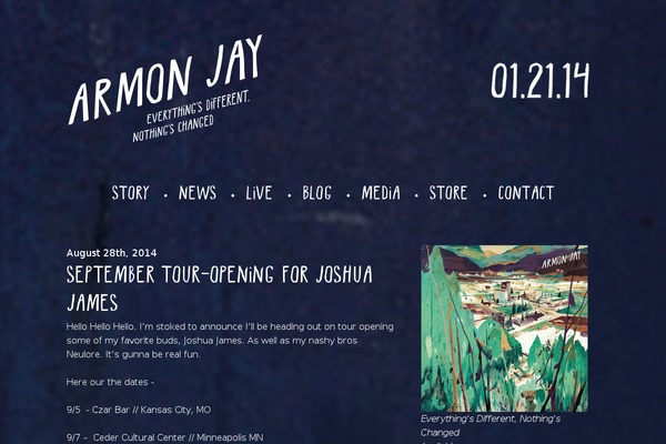 armonjay.com site used Measure