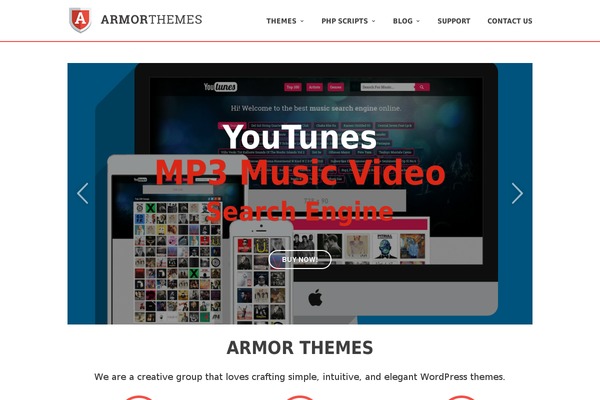 Armor WordPress theme, websites list used Armor theme Armor theme websites examples