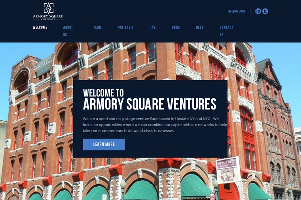 armory theme websites examples