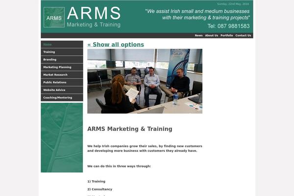 Custom theme site design template sample