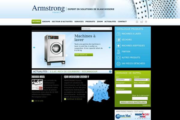 Armstrong theme site design template sample