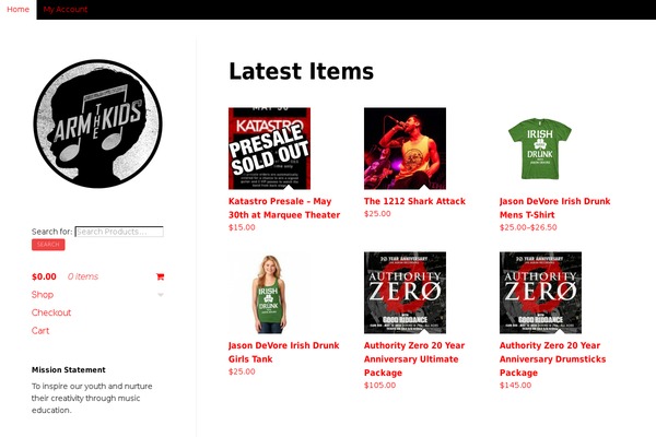Show Off theme site design template sample