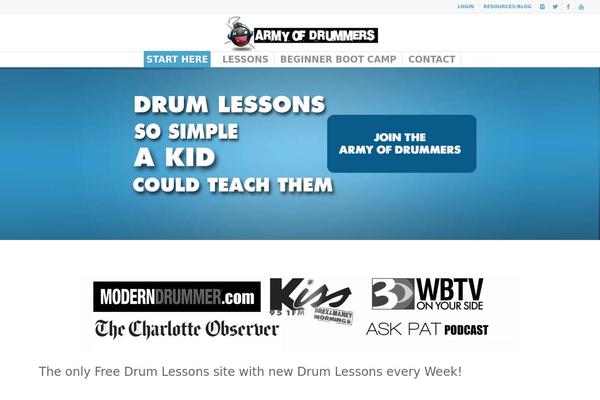 Enfold theme site design template sample