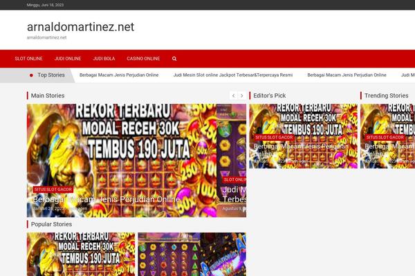 NewsCard theme site design template sample