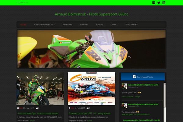 CarZine theme site design template sample