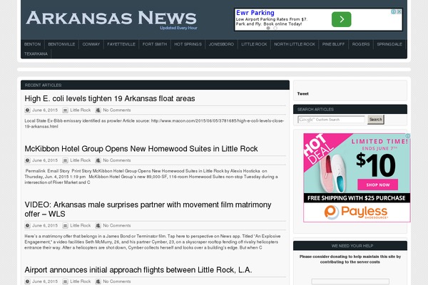 Massive News theme site design template sample