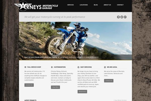 Brave theme site design template sample