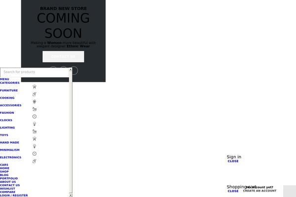 Woodmart-child theme site design template sample