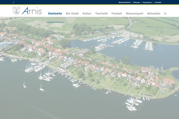 arnis.de site used Gtheme