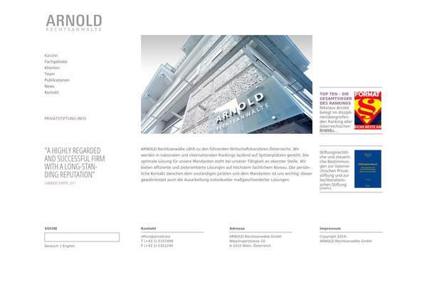 arnold.biz site used Arnold