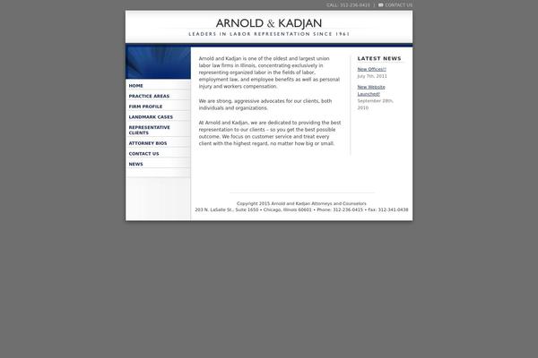 Site using Collapsing Pages plugin