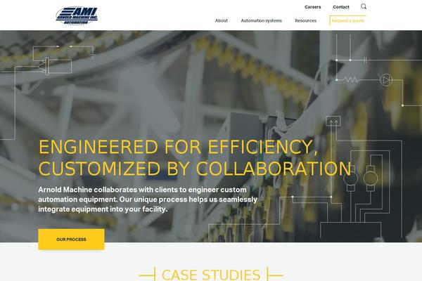 Arnold theme site design template sample