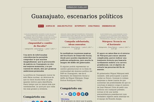 arnoldocuellar.wordpress.com site used Depo-masthead