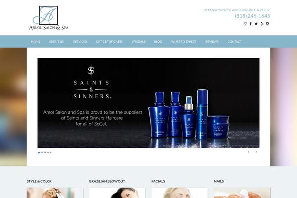 Outreach Pro theme site design template sample