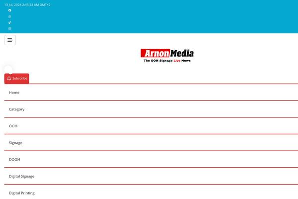 News Maz theme site design template sample