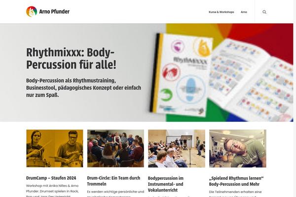 Site using GigPress plugin
