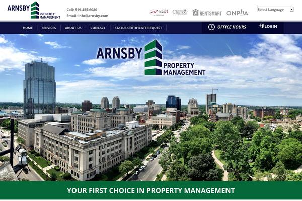 Site using WPFront Scroll Top plugin