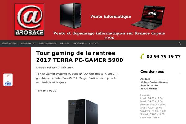 Simone theme site design template sample