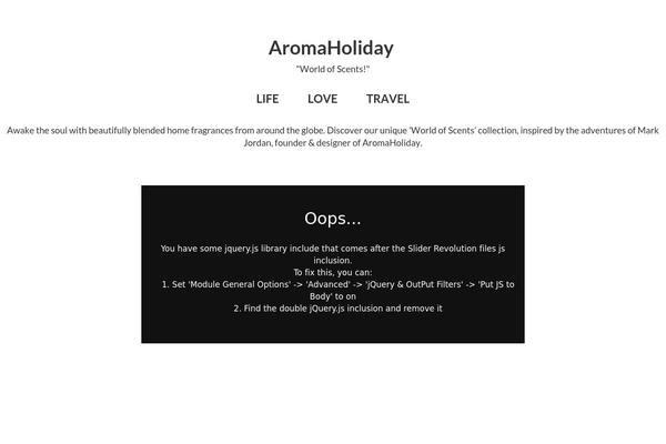 Site using Wooswipe plugin