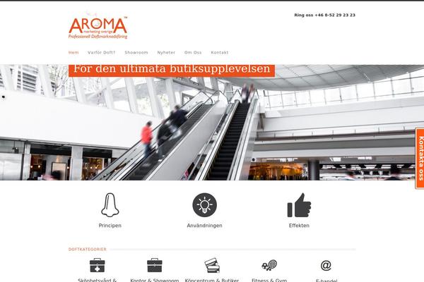 Aroma theme site design template sample