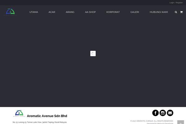 Impreza Child theme site design template sample