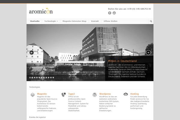 Modernize theme site design template sample