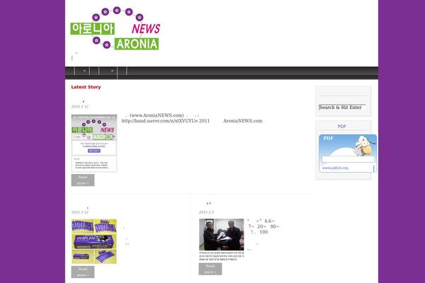 Magazine Basic theme site design template sample
