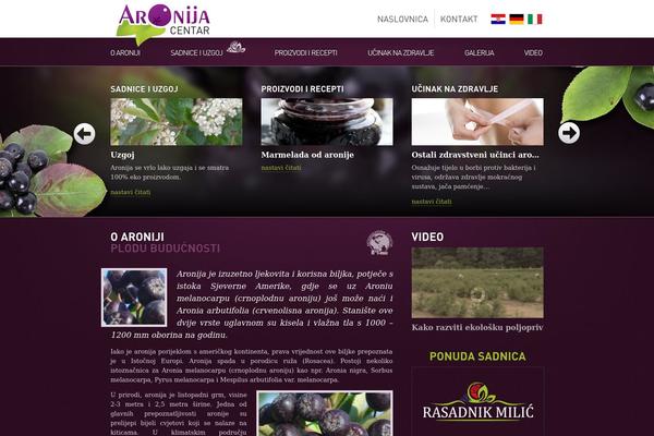 aronija.net site used Aronija