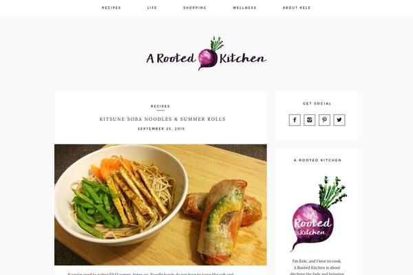 Kindred theme site design template sample
