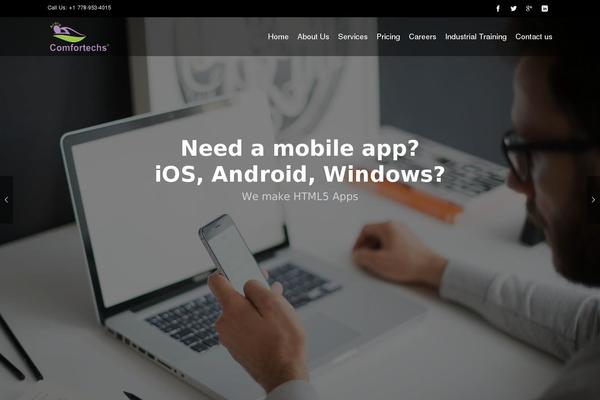 Focuson theme site design template sample