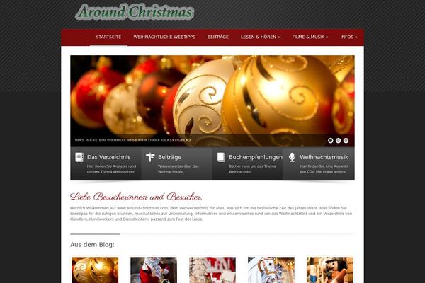 Cold theme site design template sample