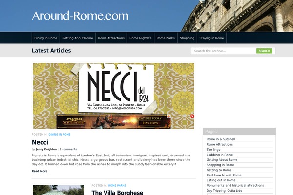 Weblog theme site design template sample