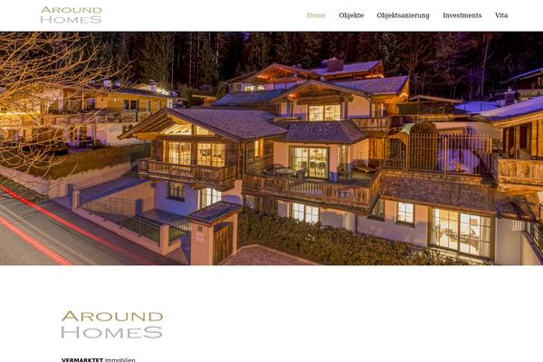 Residence Child theme site design template sample