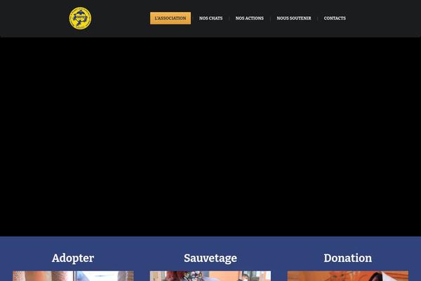 Pet-rescue theme site design template sample