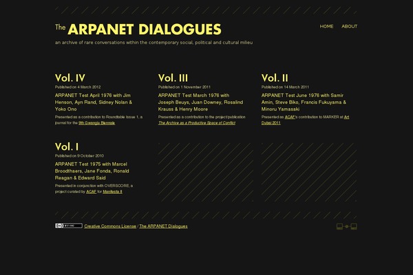 arpanetdialogues.net site used Arpanet