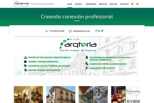 BlueCollar theme site design template sample